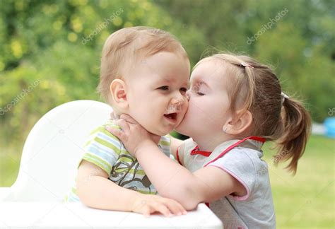 Children Kissing — Stock Photo © Joruba75 2390528
