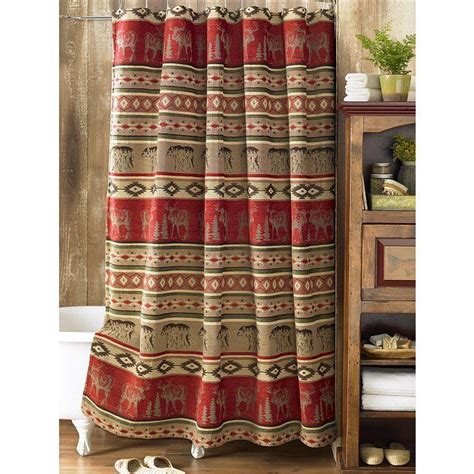 Adirondack Shower Curtain Cabin Decor Rustic Shower Curtains House