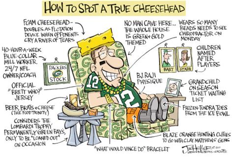See The Packers Comics Inked By Former Green Bay Press Gazette Cartoonist Joe Heller Sports