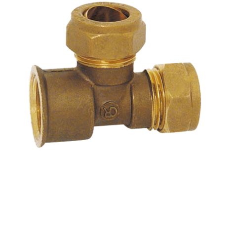 SHOWY PIPE TEE CXFIXC 15MMX1 2 X15MM 5321 Plumbing Hardware Horme