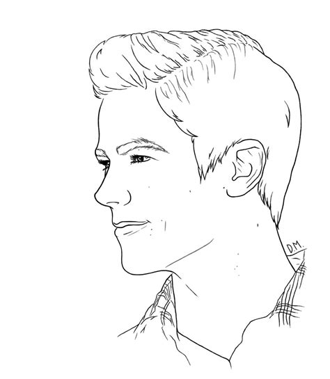Grant Gustin Sketch By Draconamalfoy On Deviantart