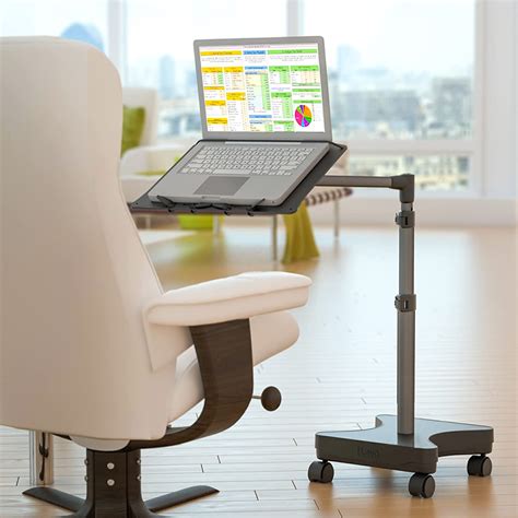 Levo G2 Rolling Laptop Workstation Stand Cart Desk For