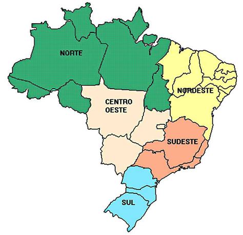 Sosprofessor Atividades Regiões Do Brasil