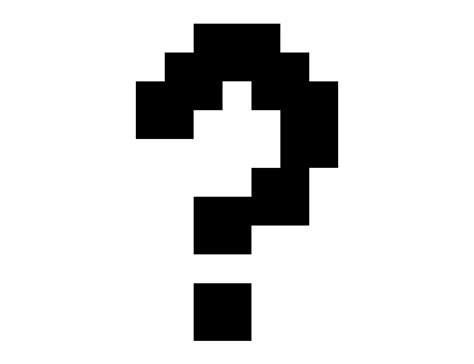 I Made A Pixel Art Question Mark Pictures The Blockheads Gambaran