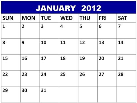 Resymtug Calendar 2012 January