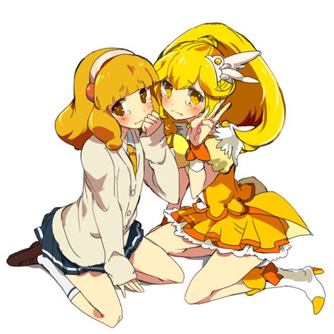 Kise Yayoi And Cure Peace Precure And 1 More Drawn By Aano 10bit