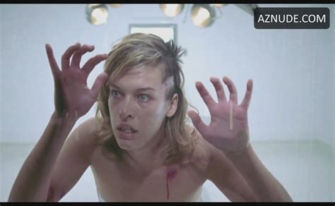 Milla Jovovich Bush Breasts Scene In Resident Evil Aznude