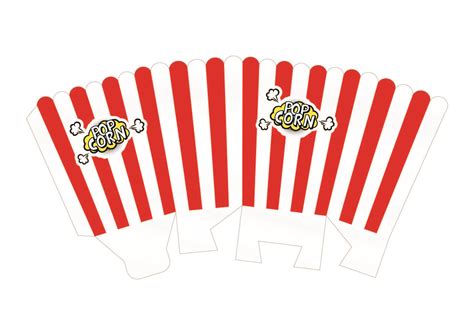 10 Best Printable Popcorn Box Popcorn Box Popcorn Box Template
