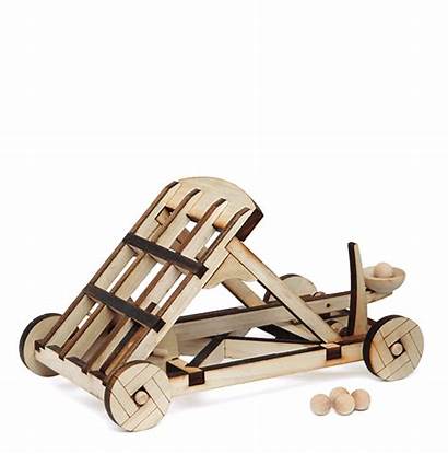 Catapult Wooden Kit Catapults Attack Days Toys
