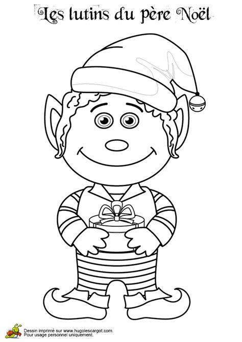 Maybe you would like to learn more about one of these? Coloriage lutin garcon avec petit cadeau sur Hugolescargot.com