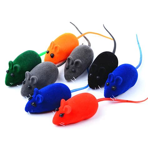 1pc Little Mouse Cat Toy Realistic Sound Pet Toys Mice For Cats