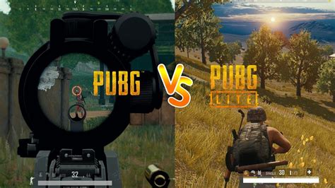 Pubg Vs Pubg Lite Comparison Youtube