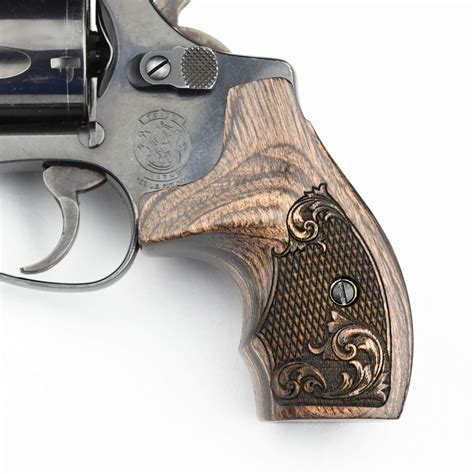 Buy Altamont Sandw J Round Revolver Grips Boot Real Wood Gun Grips