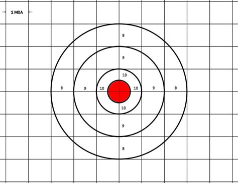 Printable Rifle Zeroing Targets