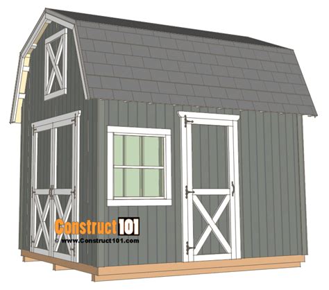 10x12 Shed Plans And Material List Learn Shed Plan Dwg