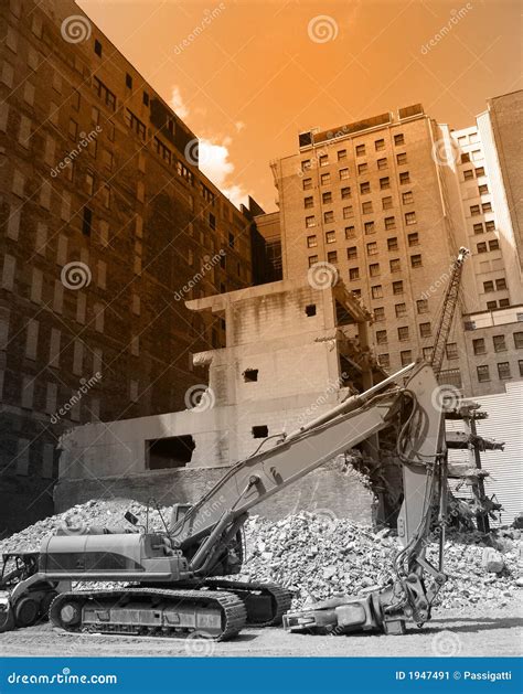 Urban Demolition Stock Image Image Of Industrial Renewal 1947491