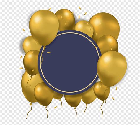 Free Download Gold Balloons Illustration Balloon Gold Computer File