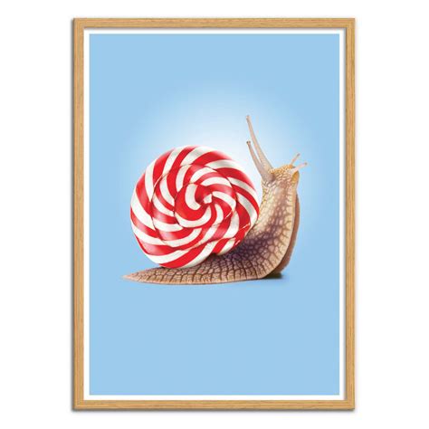 Art Poster Pop Art Kitchen Snail Candy Artem Pozdnyakov