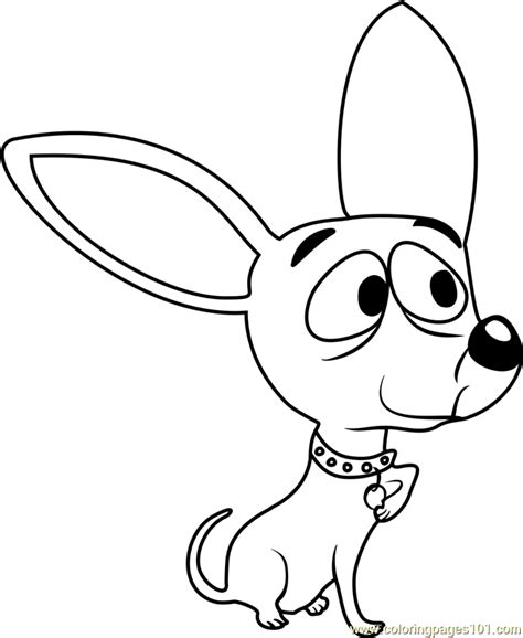 Pound Puppies Cuddlesworth Coloring Page For Kids Free Pound Puppies