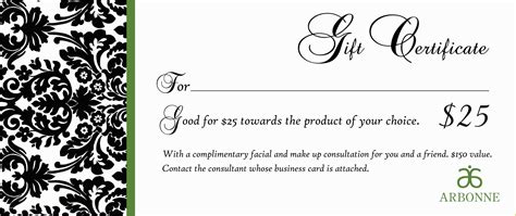 Gift Certificate Template Free Of 18 Gift Certificate Templates Excel