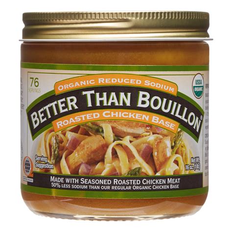 Check spelling or type a new query. Better Than Bouillon Organic Reduced Sodium Roasted ...