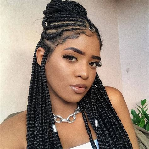 Box Braids Are Designed For The Ladies With A Strong Wish To Be Smarter More Confident And Who