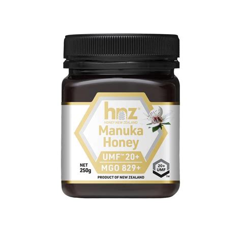 HNZ UMF 20 829 MGO Manuka Honey 250g Rare Organics