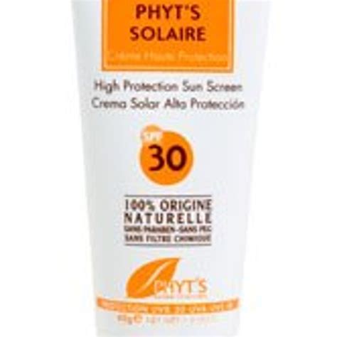 Avis Crème solaire bio haute protection SPF Phyt s FemininBio