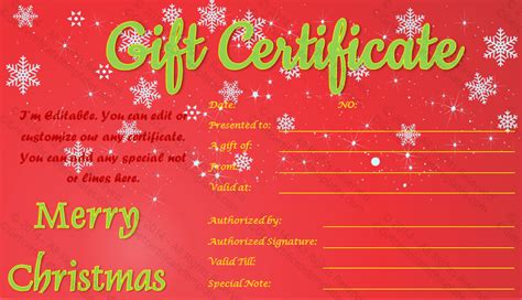 Design custom certificates in 5 minutes ➤ hundreds of templates, 2m+ photos, 130+ fonts. Show Twinkles Christmas Gift Certificate Template
