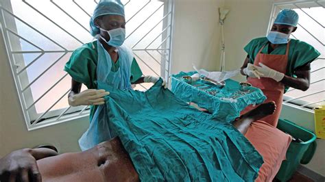 Preparing A Patient For Circumcision In Uganda Santé The New