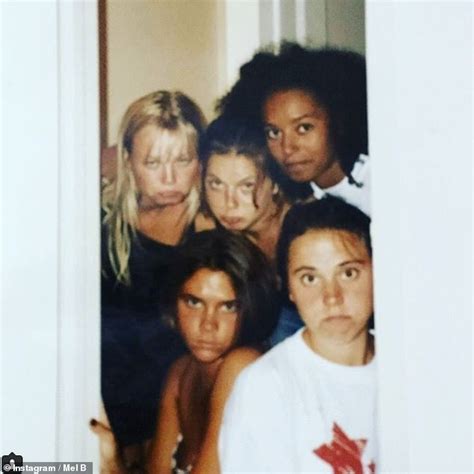 Mel B Shares Sweet Picture Thanking Mum Andrea For Money For The Bus Fare For Spice Girls