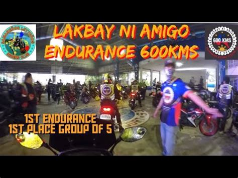 Lakbay Ni Amigo Endurance Kms Challenge St Endurance St Place