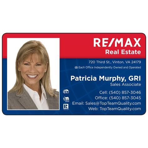Customize each magnet with your company logo, contact information, business information, coupons, discounts, event calendars, promotions, photos and reminders. RE/MAX Magnetic Business Card | Magnets USA®