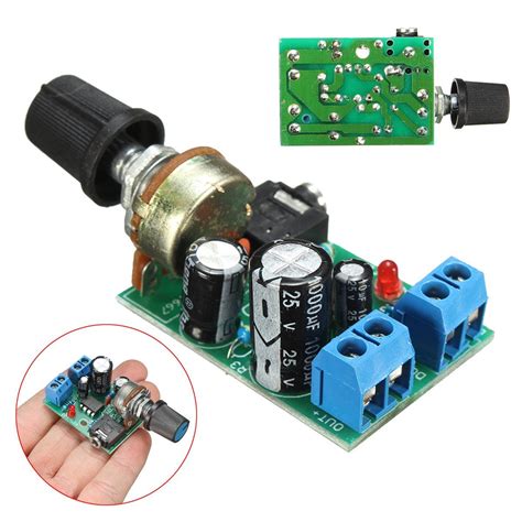 1pc Lm386 Audio Power Amplifier Board Dc 3v~12v 5v Mini Amp Module