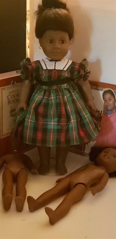 vintage 1993 pleasant company american girl doll addy walker 148 16 holidaydress ebay