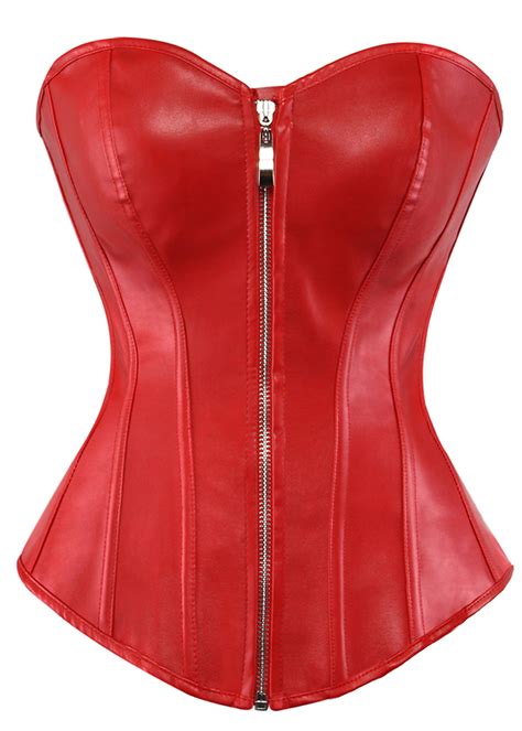 lttcbro women s faux leather corset bustier top strapless plus size leather corset corsets