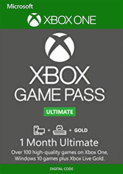 1 Month Xbox Game Pass Ultimate Xbox Onepc Cdkeys