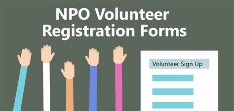 Npo Volunteer Registration Forms