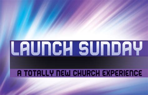 Launch Sunday Postcard Church Postcards Outreach Marketing