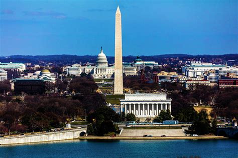 Aerial View Of Washington Dc From Top Photograph By Panoramic Images