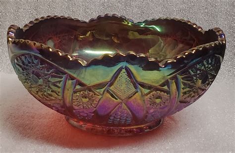 Help Id Carnival Glass Bowl Antiques Board
