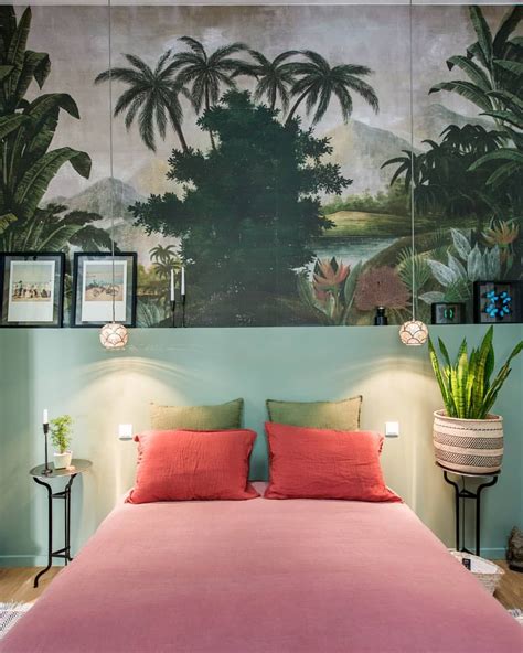 This Colourful Sleep Space Is Given A Tropical Twist With Statement