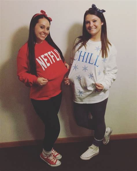 Netflix And Chill Halloween Costume Easy Couples Costumes Duo