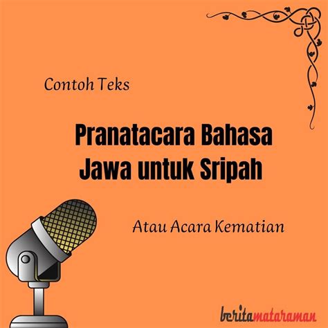 Teks Mc Atau Pranatacara Isra Mi Raj Bahasa Jawa Lengkap Sampai Akhir