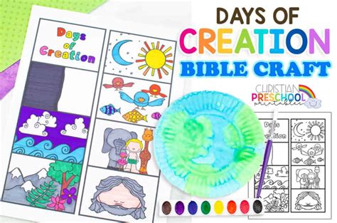 Creation Crafts And Activities Christian Preschool Printables