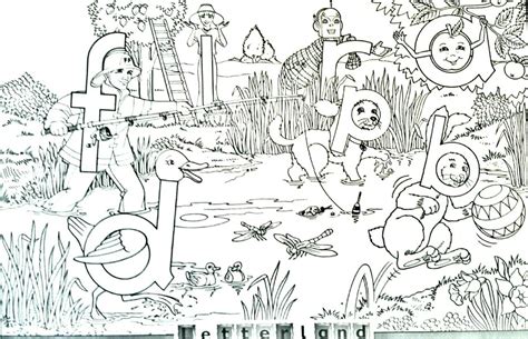 Letterland Coloring Pages Coloring Pages