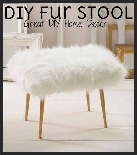 How To Make A Fur Stool Joann Jo Ann Home Diy Decor Interior
