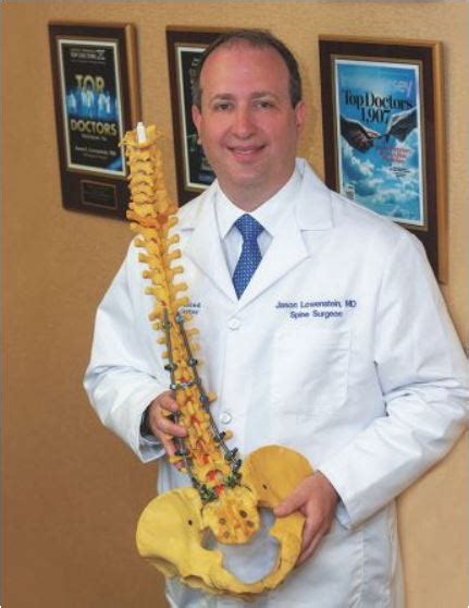 Dr Jason Lowenstein Of Advanced Spine Center Honored As Top Doctor In Orthopaedic Surgery