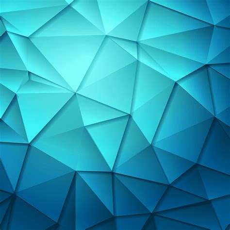 Geometry Polygon Irregular Geometric Background Texture Blue Png