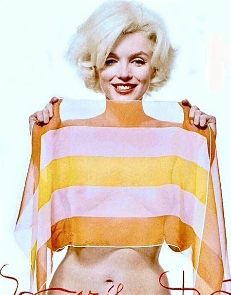 Marilyn Holds Up Her Sheer Scarf The Last Sitting Bert Stern 1962 In